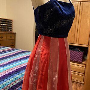 #26-27) Evening Gown: Star Spangled Elegance